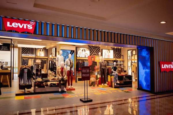 Kuala Lumpur Malasia Diciembre 2022 Levis Brand Retail Shop Logo —  Fotos de Stock
