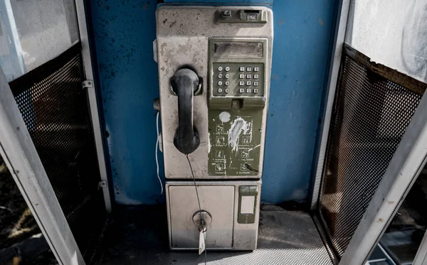 Old Dirty Street Phones City Landfill — Stock Photo, Image