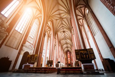Eski Avrupa Katolik Kilisesi 'nin ana kabuğunun içi..