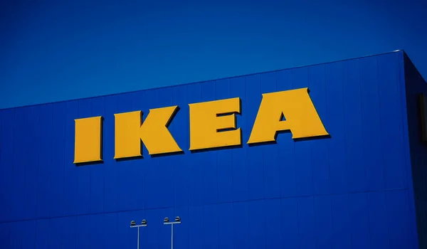 Врослав Польша Апреля 2023 Года Ikea Store Wroclaw Магазин Домашней — стоковое фото