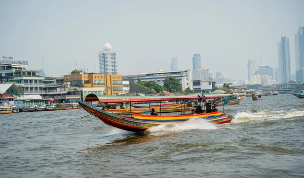Bangkok Tajlandia Sierpnia 2023 Wielka Rzeka Tajlandii — Zdjęcie stockowe