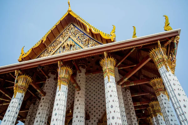 Bangkok Thailand Αυγούστου 2023 Βουδιστικός Ναός Στην Μπανγκόκ Της Ταϊλάνδης — Φωτογραφία Αρχείου