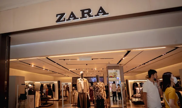 Kuala Lumpur Malaysia Dezembro 2022 Zara Marca Loja Varejo Logotipo — Fotografia de Stock