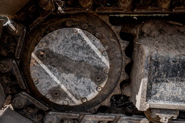 Kürekli Kazıcı Takımyıldız Bölgesinin Temelini Kazıyor — Stok fotoğraf