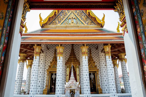 Bangkok Tailandia Agosto 2023 Templo Budista Bangkok Tailandia —  Fotos de Stock