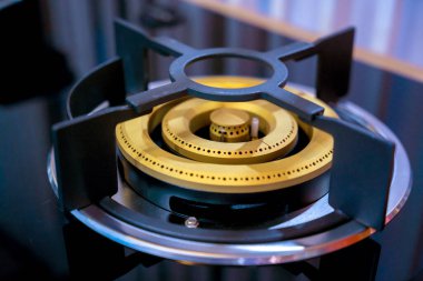 Ev yapımı gaz ocağı ocağı. Alevsiz fırın..