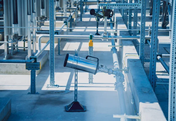 Резервуары Жидкого Азота Катушки Теплообменников Производства Промышленного Газа — стоковое фото