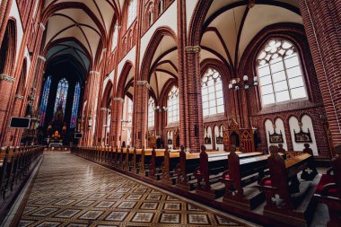 Eski Avrupa Katolik Kilisesi 'nin ana kabuğunun içi..