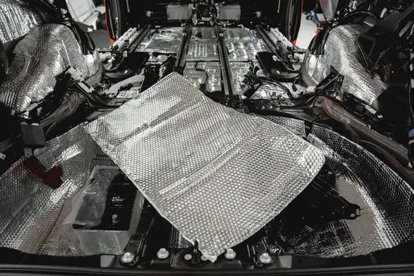 Material Isolamento Acústico Amortecedor Dentro Interior Carro — Fotografia de Stock