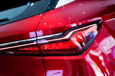 PHUKET, THAILAND 20 ARALIK 2023: Tayland 'daki BYD Electric araba galerisinin bir parçası. Hayalini kur..