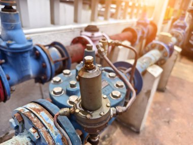 Bir boru koleksiyonu birbirleriyle bağlantılıdır.