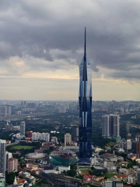 KUALA LUMPUR, MALAYSIA - 28 AĞUSTOS 2024: Kuala Lumpur 'un hava manzarası.