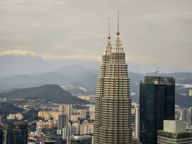 KUALA LUMPUR, MALAYSIA - 28 AĞUSTOS 2024: Kuala Lumpur 'un hava manzarası.
