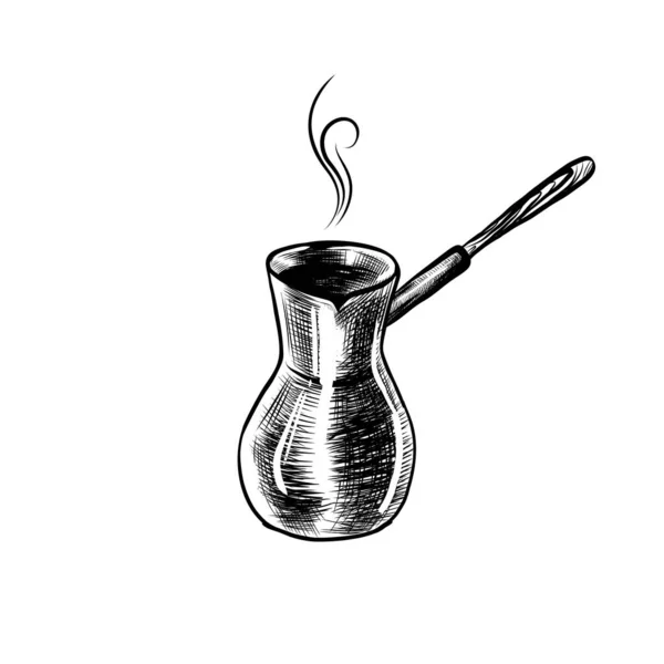 ไอคอนท วาดด วยม บเคร องชงกาแฟ สเก ภาพประกอบกาแฟในสไตล โมโนโครม เหมาะส าหร — ภาพเวกเตอร์สต็อก