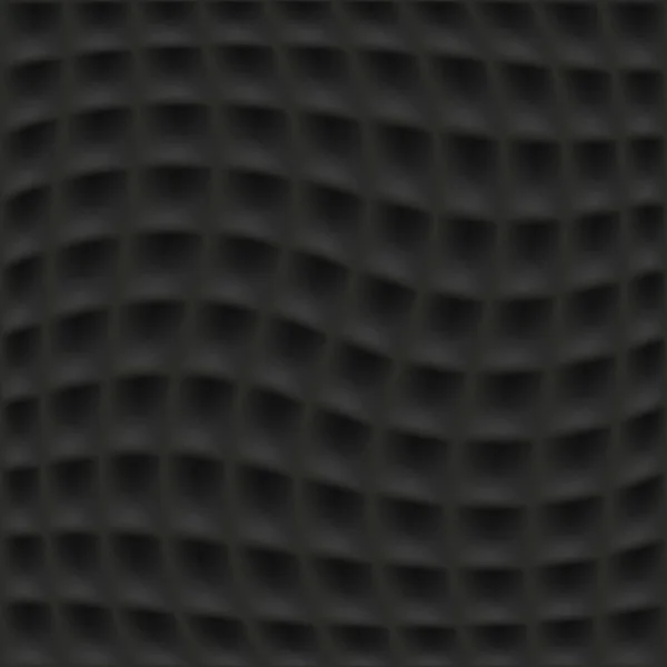 Абстрактный Черный Фон Накладками Вейв Грид Шаблон Дизайна — стоковый вектор
