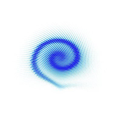 Parlak Mavi Girdap Arkaplanlı Soyut Arkaplan Beyaz. Kavşaklar. Parlayan Spiral. Enerji Akımı Tüneli