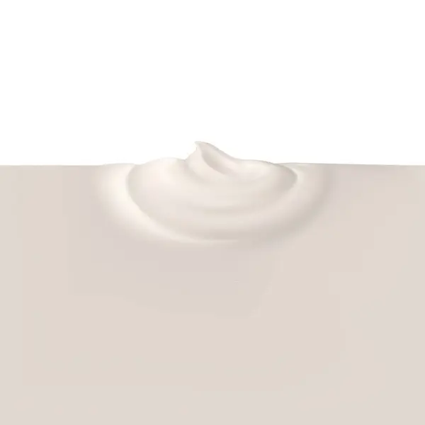 Ρεαλιστική White Whipped Cream Για Επιδόρπιο Cupcakes Soft Served Ice — Διανυσματικό Αρχείο