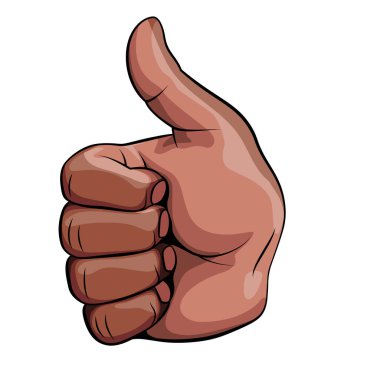 Afrika 'nın Çöküş Sembolü Elle Gösteriliyor. 