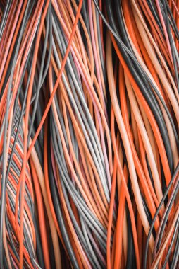 Elektrik Kabloları Çok Renkli Kablo