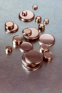 Set of button cell battery, power of electronics devices