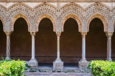 Monreal Katedrali Mimari Manastırı Sicilya İtalya