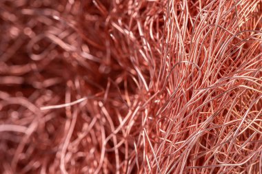 Bakır tel hurda, demir olmayan metaller geri dönüşüm endüstrisi