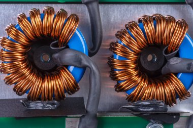 Elektromanyetik bakır bobin elektronik bileşenleri