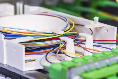 Telekomünikasyon Optik Ağı 'nda Fiber Optik Dağıtım Çerçevesini Kapat