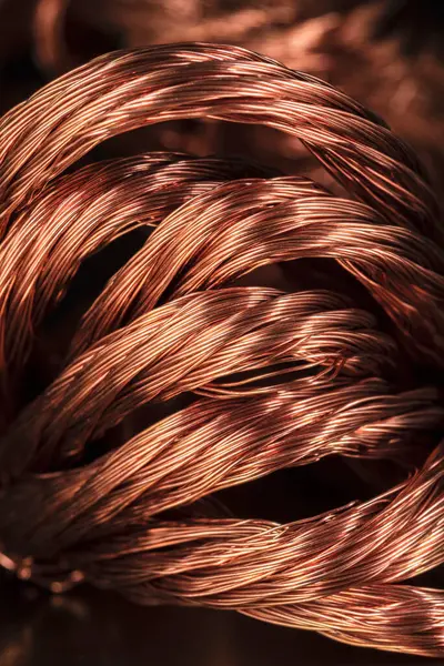 Copper wire, raw materials and recycling metals industry