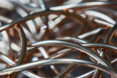 Bakır kablo hammadde ve metal endüstrisi ve borsa konsepti
