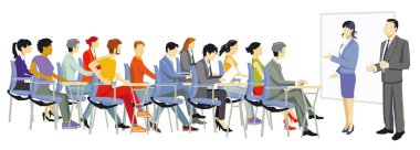 İş semineri, sunum, konferans, resim