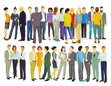 Birlikte İnsanlar Grubu, İllüstrasyon 