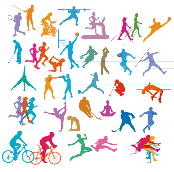 Иллюстрация значка спорта