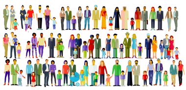 Geniş insan grupları aileleri ve çocuklarıyla vakit geçirmekten zevk alıyor. Görüntü