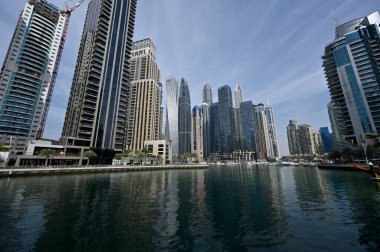 Dubai Marina prestijli bir yerleşim yeridir.