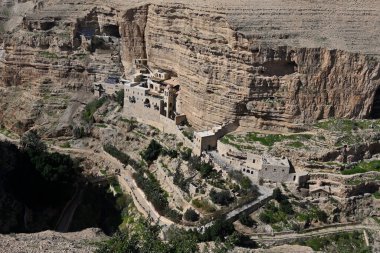 Monastery of St. George Khozevita, also Koziba Monastery - a male monastery of the Jerusalem Orthodox Church, located in Wadi el-Kilt