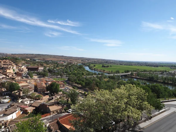 Omgivningar Staden Toledo Huvudstad Den Autonoma Regionen Kastilien Spanien — Stockfoto