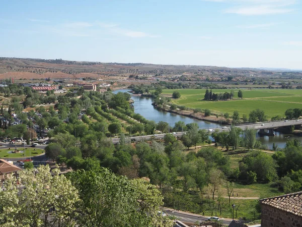 Spanya Nın Özerk Kastilya Topluluğunun Başkenti Toledo Şehrinin Çevresi — Stok fotoğraf