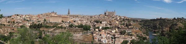 Panorama Toledo Ciudad España Capital Comunidad Autónoma Castilla Famosa Por —  Fotos de Stock