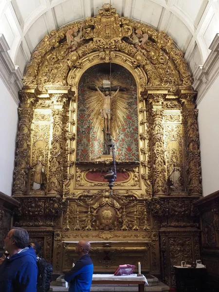 Najwyższej Części Porto Jego Historycznym Centrum Wznosi Się Wnętrze Katedry — Zdjęcie stockowe