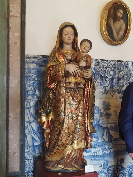 Najwyższej Części Porto Jego Historycznym Centrum Wznosi Się Wnętrze Katedry — Zdjęcie stockowe