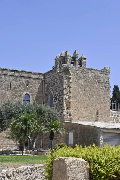 以色列朱迪亚Beit Shemesh旁边的Beit Jamal修道院是Rabban Gamaliel Rabban Gamaliel的墓地 他是使徒Paul的导师和导师 — 图库照片