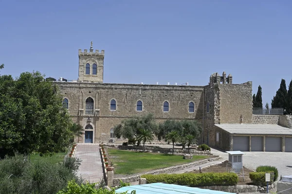 以色列朱迪亚Beit Shemesh旁边的Beit Jamal修道院是Rabban Gamaliel Rabban Gamaliel的墓地 他是使徒Paul的导师和导师 — 图库照片