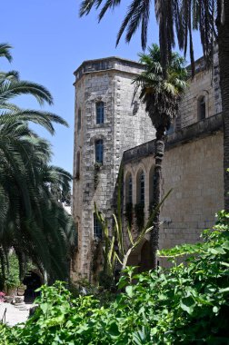 Kudüs 'ün Arap banliyösündeki Benediktin Katolik Manastırı Abu Goshe Israel