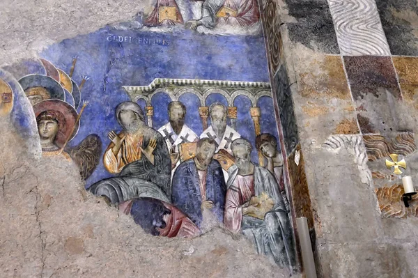 Katholisches Benediktinerkloster Arabischen Vorort Von Jerusalem Abu Goshe Israel Fresken — Stockfoto