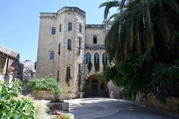 Katolicki Klasztor Zakonu Benedyktynów Arabskich Przedmieściach Jerozolimy Abu Goshe Izrael — Zdjęcie stockowe