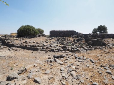 Gamla, Golan Tepeleri 'nin orta kesimindeki doğal rezerv içindeki Bizans kilisesini harap eder.