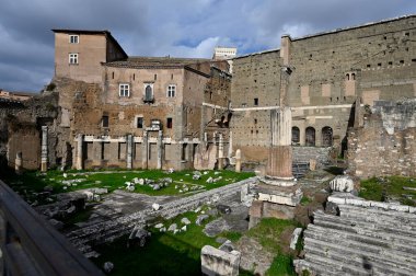 Roma İmparatorluğu 'nun başkentinin Ebedi Şehri' nin antik kalıntıları.