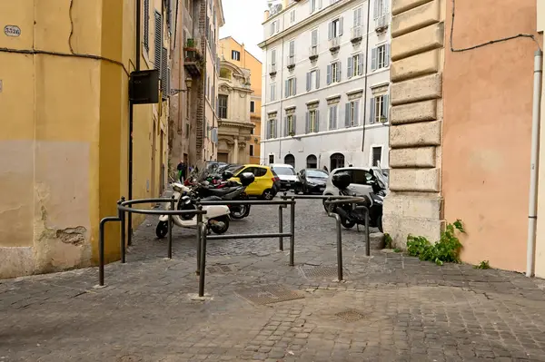 Der Eingang Zum Jüdischen Viertel Ghetto Zentrum Roms Ist Einer Stockfoto