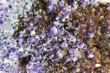 Ametist mineral doku güzel doğal arka plan olarak